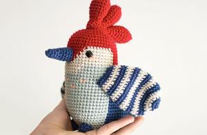 Can a cute woodpecker spark your interest in knitting? Tutorial video diagram