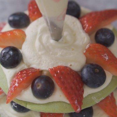 版圣诞树松饼蛋糕