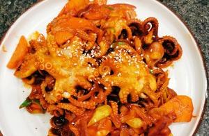 Korean Spicy Octopus (Spicy Octopus with Octopus)