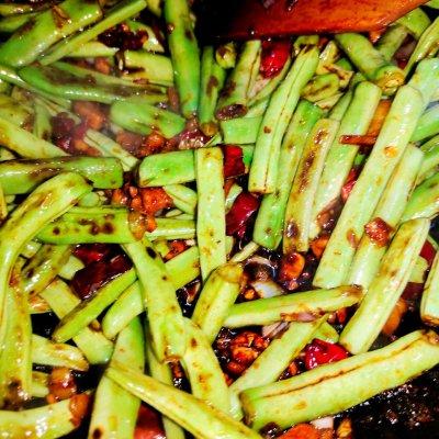 家常菜干煸四季豆