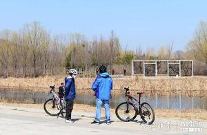 Yantai Binhuo Wetland Park, Spring Showers