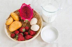 Delicious and Smooth Double Skin Milk, Simple Steps, You Can Add Any Favorite Fruits Freely!