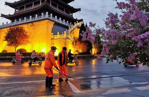 Photography of the Congzheng Year Clock Tower Scenic Beauty in Meng County, Xi'an (Feng Ge Wang Dongfeng)
