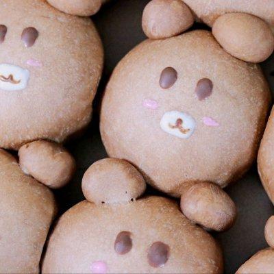 这么可爱的小熊挤挤面包不要来点吗