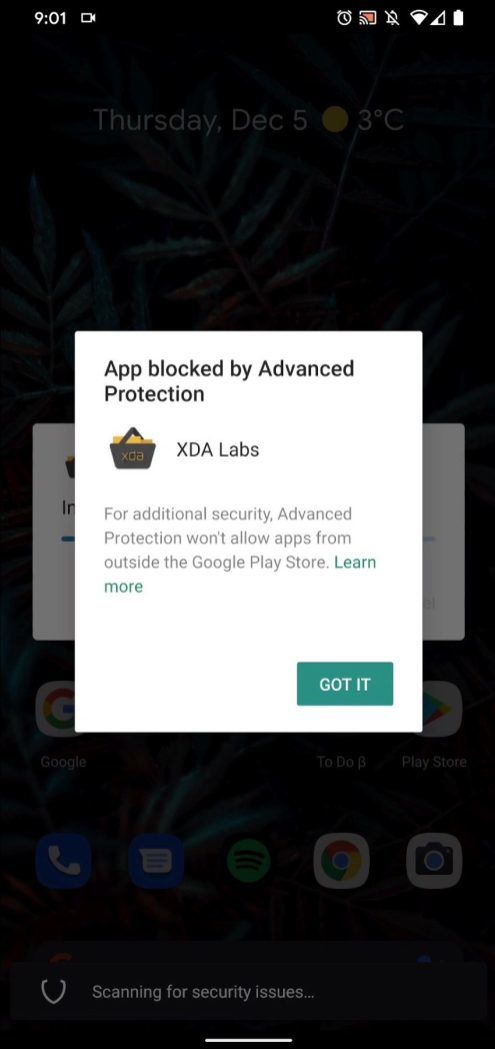 [太平洋电脑网]Android高级防护功能已限制非Play商店的应用安装