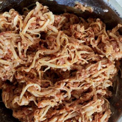 手残党必学菜谱之猪肉白萝卜包子