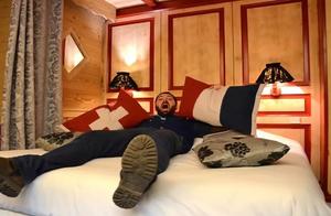 European Cross-Border Hotel: Beds Divide the Border Line, One Turn Over and You're in Another Country