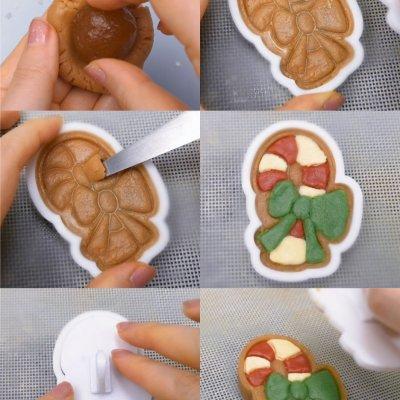 超有feel圣诞凤梨酥，饼干模做巨简单