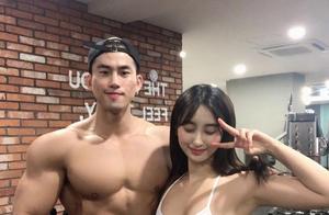 36-Year-Old Muscle Man + 26-Year-Old Peach Hip Girl Couple: This Fitness Couple is Trending: Combining Strength and Beauty