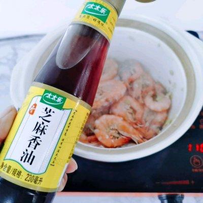 #太太乐鲜鸡汁芝麻香油#鲜虾粉丝煲