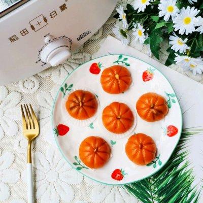 #一起加油，我要做A+健康宝贝#软糯香甜的南瓜豆沙包