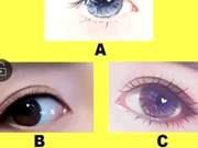 Which eye looks more like an angel's eye? Test to see if one person is pursuing you in this lifetime.