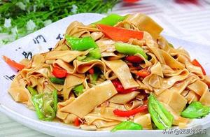 100 Delicious Vegetarian Dishes, Dish Number 25: Chili Stir-Fried Bean Curd Sheets