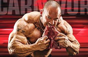 Likes not to eat overly cooked beef, motivated to become a muscle giant through Chinese characters on his deltoid.