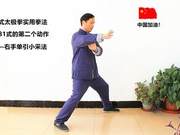 Chen Style Tai Chi Practical Fist Fighting Technique, 31st Form: Second Action – Right Hand Single Draw Small Scoop Method