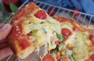Want to Eat Pizza but Don't Buy It, Make It Yourself at Home, Crispy Crust, Rich Filling, Simple Method