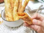 Don't Buy to Eat Egg Rolls, You Can Make Them at Home with a Flat Pan, Crispy and Crumbling, Key Points to Remember