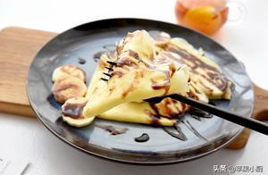 Small Pancakes You Can Make with a Skillet - Two Minutes Per Pancake, Two Eggshells Make Two Large Plates