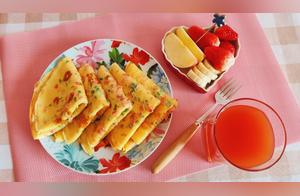 Making Delicious Food at Home: Milk Egg Pancakes for a Healthy and Tasty Breakfast