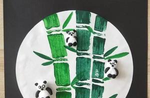 Painting Tutorial – Cute Giant Panda Painting Art Tutorial in the Bamboo Forest, Simple and Fun