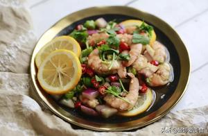 Lemon Chili Cucumber Shrimp – Refreshing and Not Greasy!
