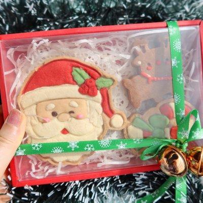 超有feel圣诞凤梨酥，饼干模做巨简单