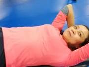 No-Space Supine and Knee-Ups