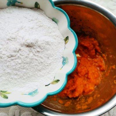 #一起加油，我要做A+健康宝贝#软糯香甜的南瓜豆沙包