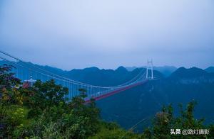 The World’s Longest Suspension Bridge Across a Canyon, Wanzai Bridge in Hunan, China, is a ‘Wonder in the Sky’
