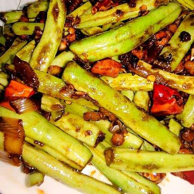 家常菜干煸四季豆