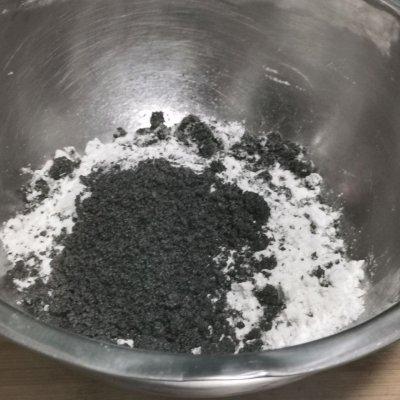 #南北面点大不同#黑芝麻馒头卷