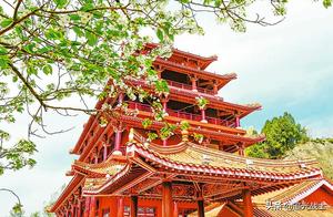 Chengdu Tengwang Pavilion, Cherry Blossoms in Bloom