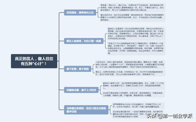 富人定律：真正的富人，做人往往有五种“心计”！（深度好文）