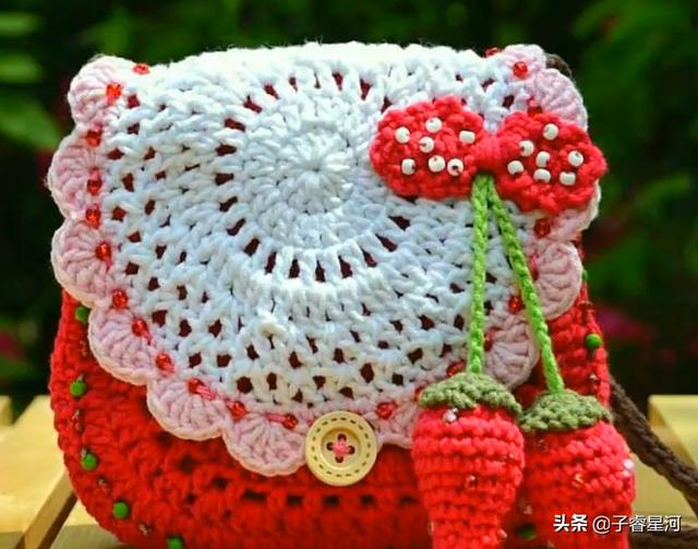 #超级宝妈#可爱又漂亮!多款手工编织的小包包,送给孩子最好的礼物