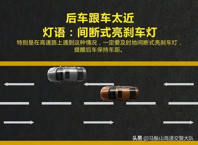 车灯怎么打才能让前后车知道你要超车、感谢和提醒？