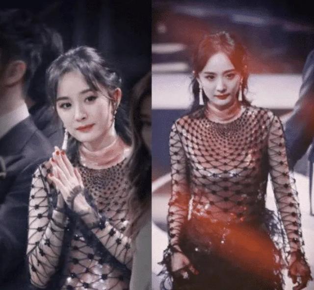 萌萌的小丸子|杨幂厉害了，这么紧的裙子还能塞进去，真好奇她是咋穿进去的