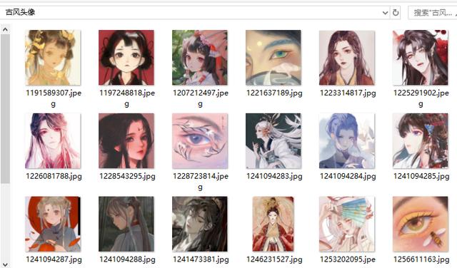 Python爬取堆糖网优美古风头像（附源码）