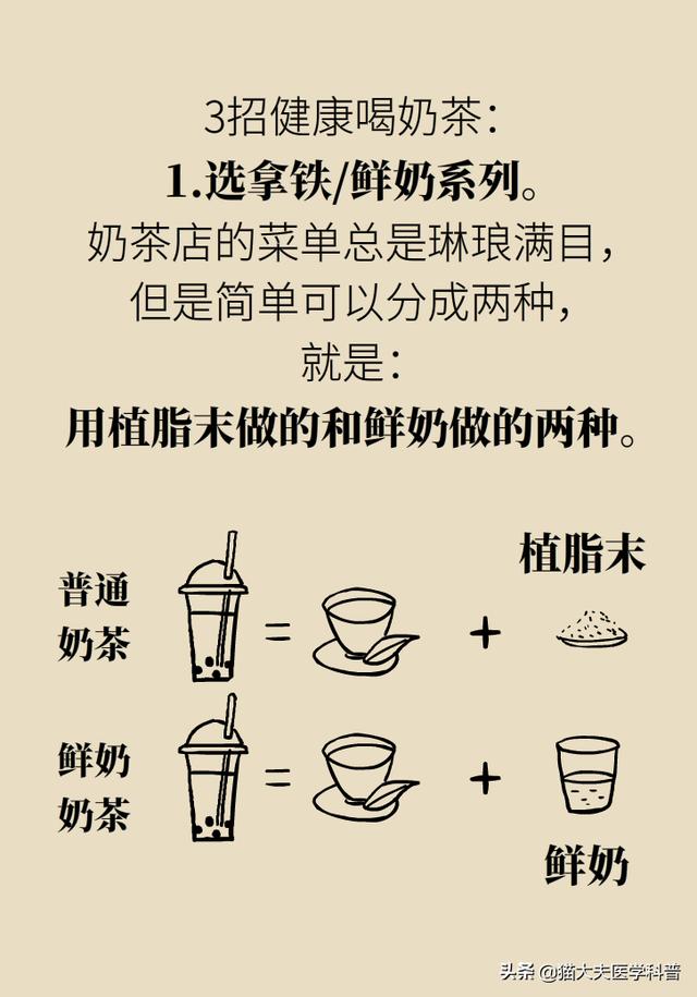 1杯奶茶等于5碗米饭？做到这3点喝奶茶不会胖