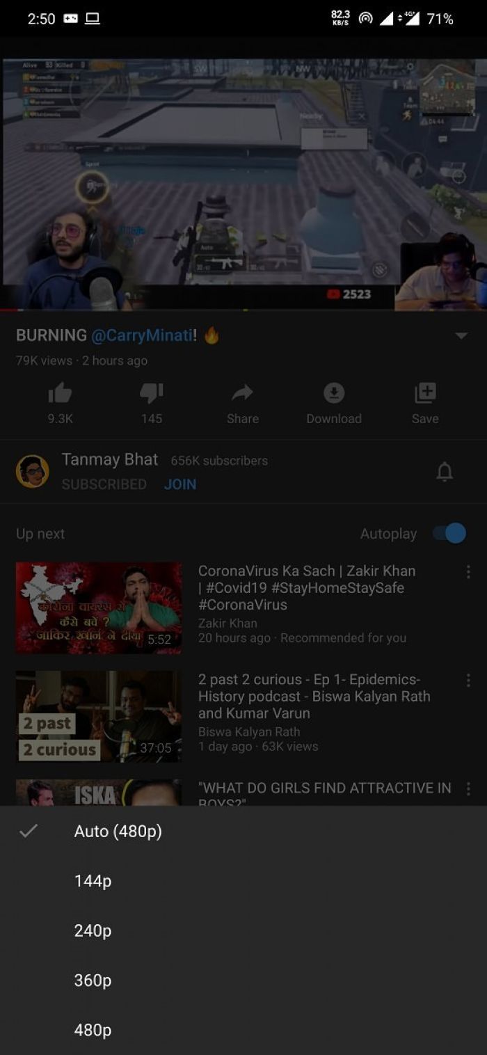 [太平洋电脑网]印度移动端YouTube限制最高480P 桌面端不受影响