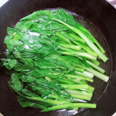 蚝油香菇菜心#李锦记旧庄蚝油鲜蚝鲜煮#