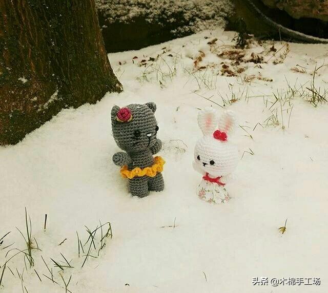 「你的育儿经」妈妈钩编的玩偶，萌化了孩子的心
