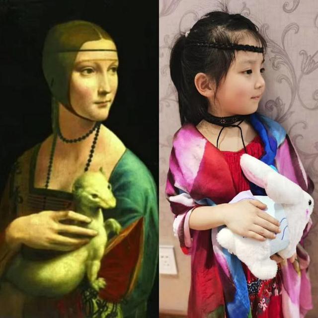 你的育儿经@“10后”才是戏精本精！伢儿们把大师名画玩“活”了