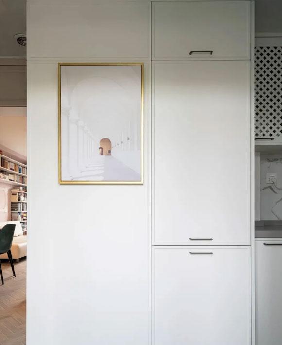 46㎡做两房，客厅装满大书柜，儿童房架在半空，全屋超实用