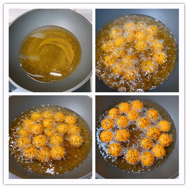 红薯丸子想要好吃，炸之前多做一步，表皮酥脆，第二天也不会回软