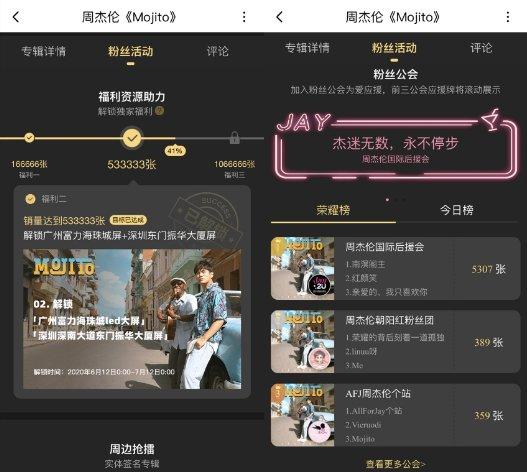 环球网|周杰伦新单酷狗销量破75万 掀全民Mojito热潮
