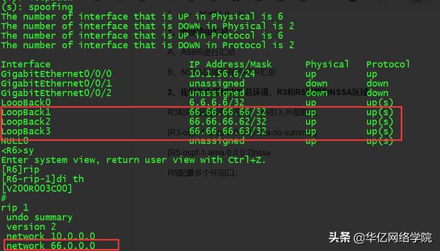 OSPF汇总及认证