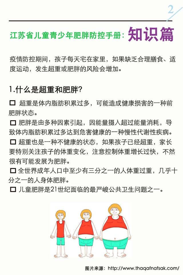 『你的育儿经』速看!江苏省儿童青少年“防胖手册”来了!