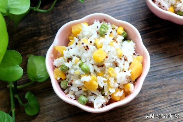 藜麦|传统的沥水捞饭，低糖更健康，这个做法简单实用，色香味俱全