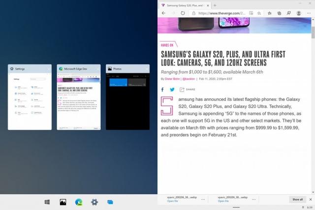 #环球网#仍需打磨：首款Windows 10X模拟器上手