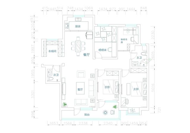 区区15万元，就把128平米的四居室装修拿下了，真是出乎意料